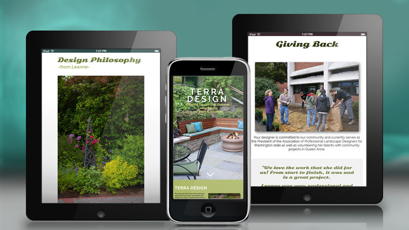 Landscape Designer Website Design