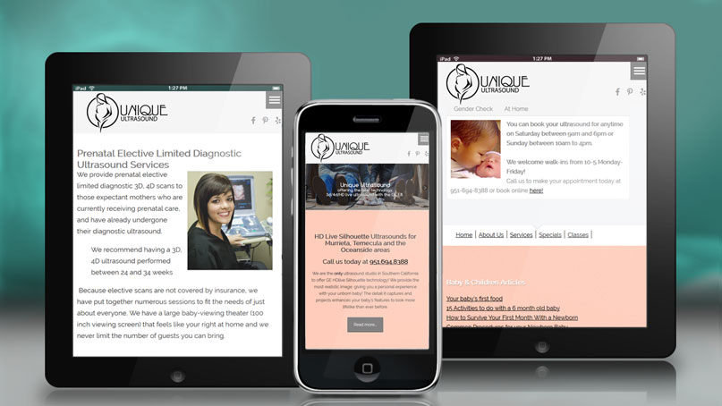 Ultrasound Website Designer