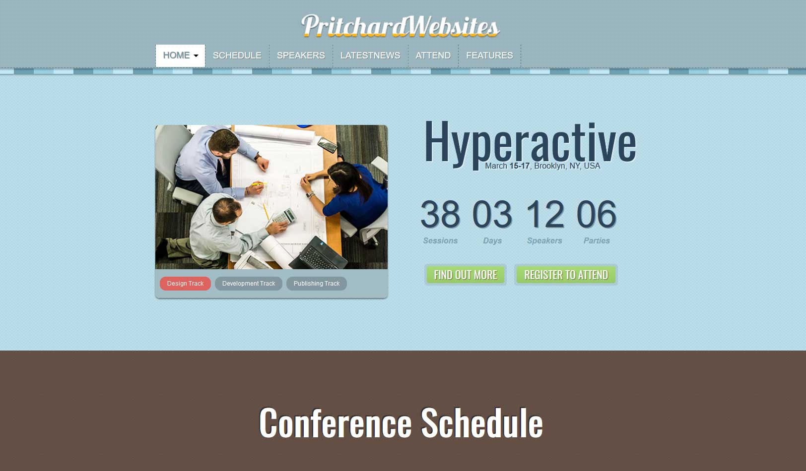 One of Our Customized Website Templates