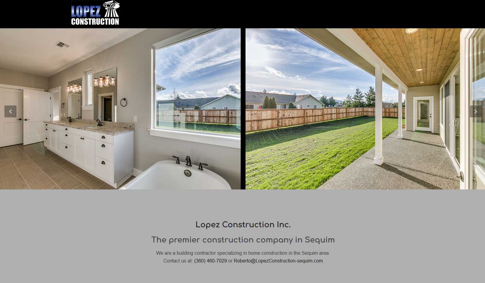 Home Construction Website